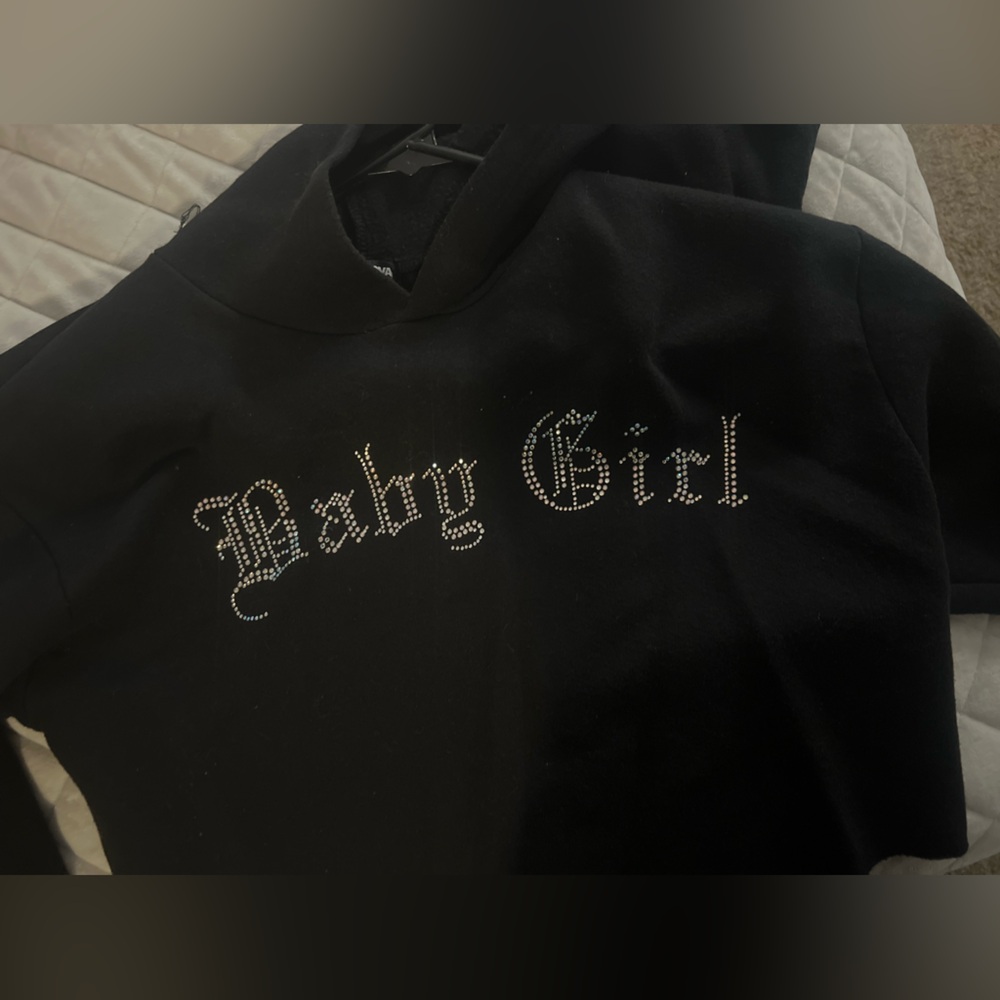 Fashion nova cropped hoodie